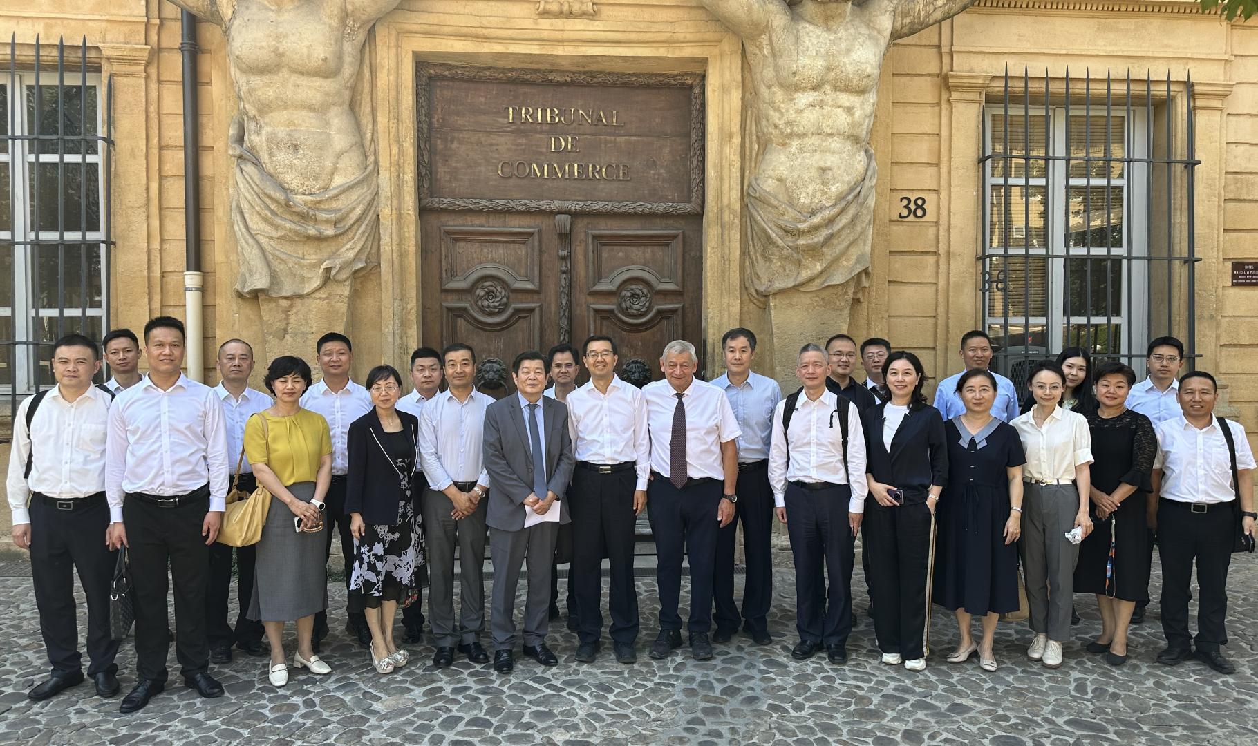 Visite du Tribunal de commerce d'Aix en Provence